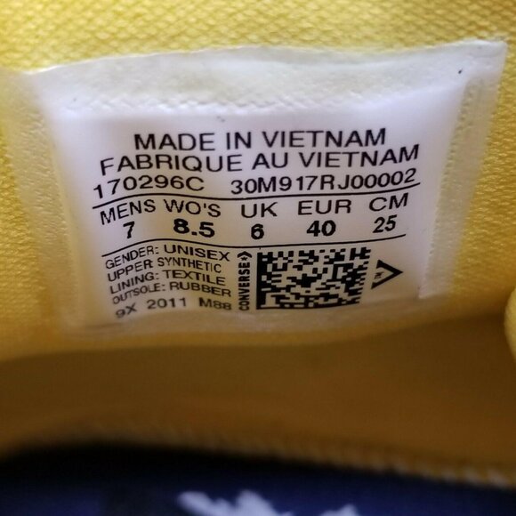 Converse G4‎ Heart Of The City Los Angeles Mens Blue Shoes 170296C Size 7 - Picture 8 of 9